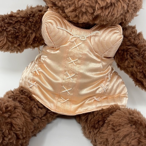 Jean Paul Gaultier Teddy Bear Bustier Brown pink Cone Bra - Picture 3 of 13